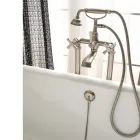 Gruppo Vasca da Pavimento in Ottone Made in Italy, Stile Vintage – Silvana Viadurini