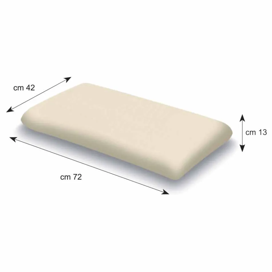 Guanciale in Memory Foam Alto 13 cm Prodotto in Italia – Magnolia Viadurini