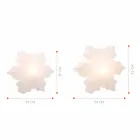 Lampada a Led, Solare o E27 Design a Cristallo da Interno o Esterno - Nevestar Viadurini