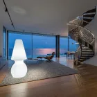 Lampada a Luce Led per Interni in Polietilene Made in Italy - Alvarez Viadurini
