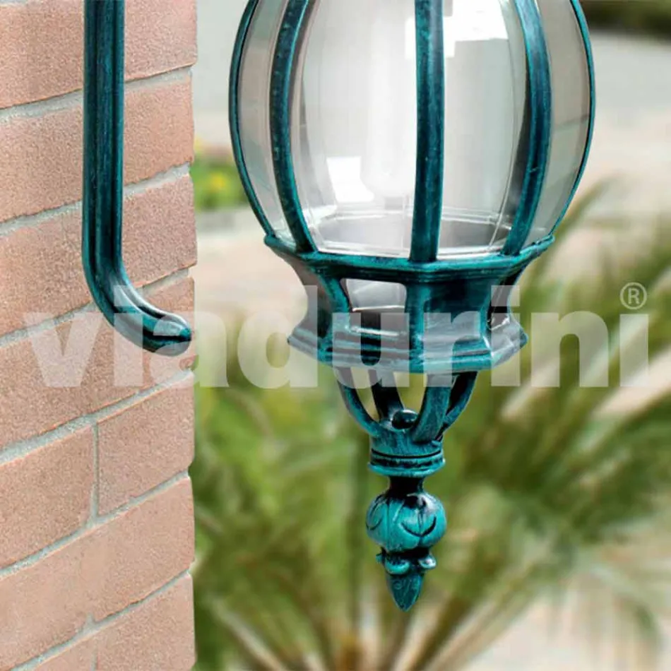 Lampada a muro da esterno in alluminio pressofuso made in Italy, Anika Viadurini