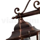 Lampada a Muro da Giardino in Alluminio Pressofuso Made in Italy - Pinako Viadurini