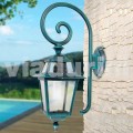 Lampada a muro da giardino in alluminio prodotta in Italia, Kristel