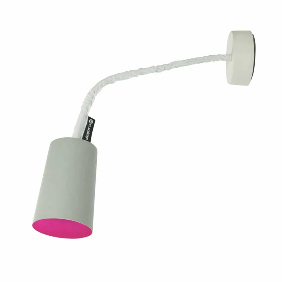 Lampada a muro di design In-es.artdesign Paint a Cemento verniciata Viadurini