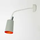 Lampada a muro di design In-es.artdesign Paint a Cemento verniciata Viadurini