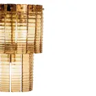 Lampada a Muro Moderna in Vetro Artigianale Lusso Made in Italy - Valadier Viadurini