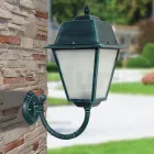 Lampada a Parete da Esterno in Alluminio e Vetro Made in Italy - Doroty Viadurini