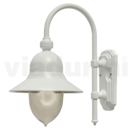 Lampada a Parete da Esterno Vintage in Alluminio Made in Italy - Cassandra Viadurini