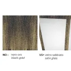 Lampada a parete da giardino in alluminio prodotta in Italia, Aquilina Viadurini