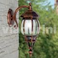 Lampada a parete da giardino in alluminio realizzata in Italia, Anika
