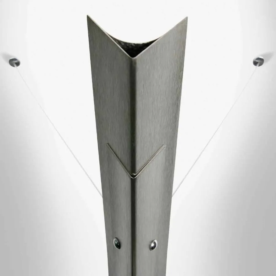 Lampada a Parete Dimmerabile in Metallo con LED Integrato Made in Italy - Celine Viadurini