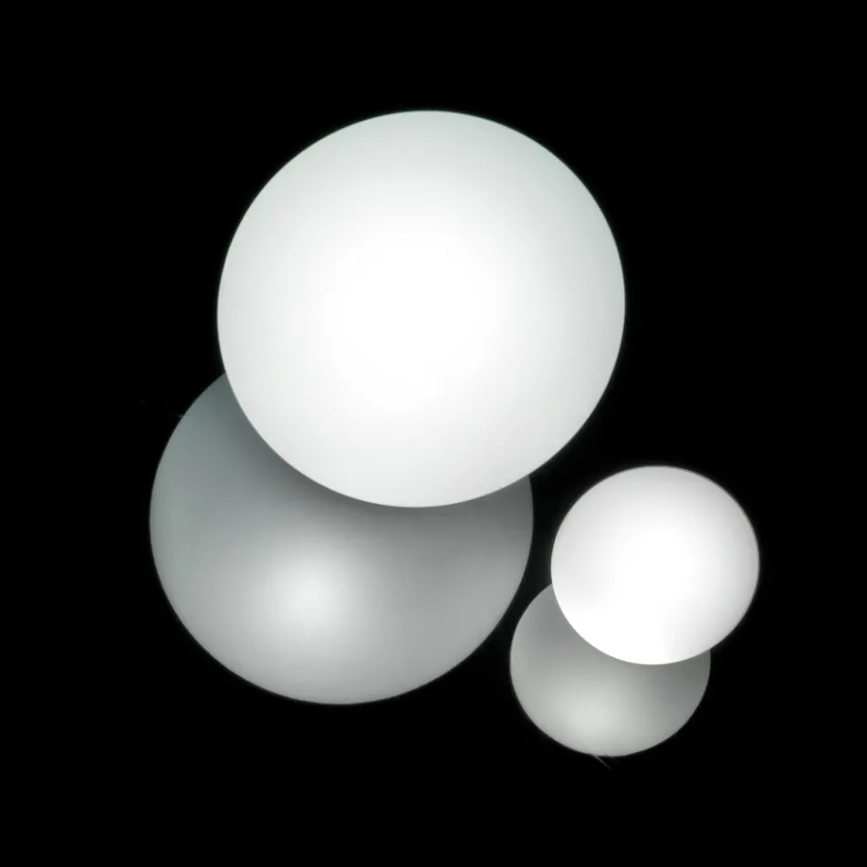 Lampada a Sfera Due Colori Uso Acquatico in Polietilene Made in Italy - Calipso Viadurini