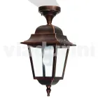 Lampada a soffitto da giardino in alluminio fatta in Italia, Aquilina Viadurini