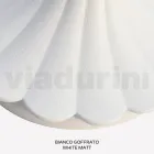Lampada a Soffitto in Acrilico Opale e Struttura in Alluminio Bianco - Trovabianco Viadurini
