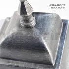Lampada a Soffitto per Esterno in Alluminio e Vetro Sabbiato - Alchimista Viadurini