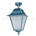 Lampada a Soffitto per Esterno in Alluminio e Vetro Sabbiato - Alchimista