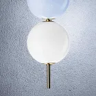 Lampada a Sospensione Artigianale in Vetro di Venezia Soffiato - Jupiter Viadurini