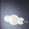 Lampada a Sospensione Artigianale in Vetro Veneziano Incamiciato - Jupiter