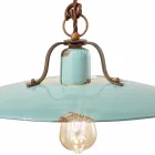 Lampada a sospensione con braccio direzionabile stile country Sally Viadurini