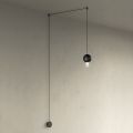 Lampada a Sospensione con Cilindro in Vetro Canneté Made in Italy - Oris