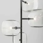 Lampada a Sospensione con Struttura in Metallo Lucido Made in Italy - Donatina Viadurini
