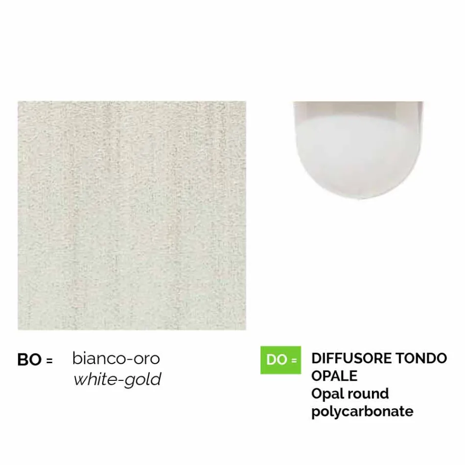 Lampada a sospensione da esterno in alluminio bianco made Italy,Anusca Viadurini