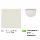 Lampada a sospensione da esterno in alluminio bianco made Italy,Anusca Viadurini