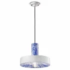Lampada a Sospensione dallo Stile Retrò in Ceramica Colorata – Ferroluce Pi Viadurini