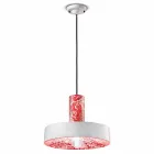 Lampada a Sospensione dallo Stile Retrò in Ceramica Colorata – Ferroluce Pi Viadurini