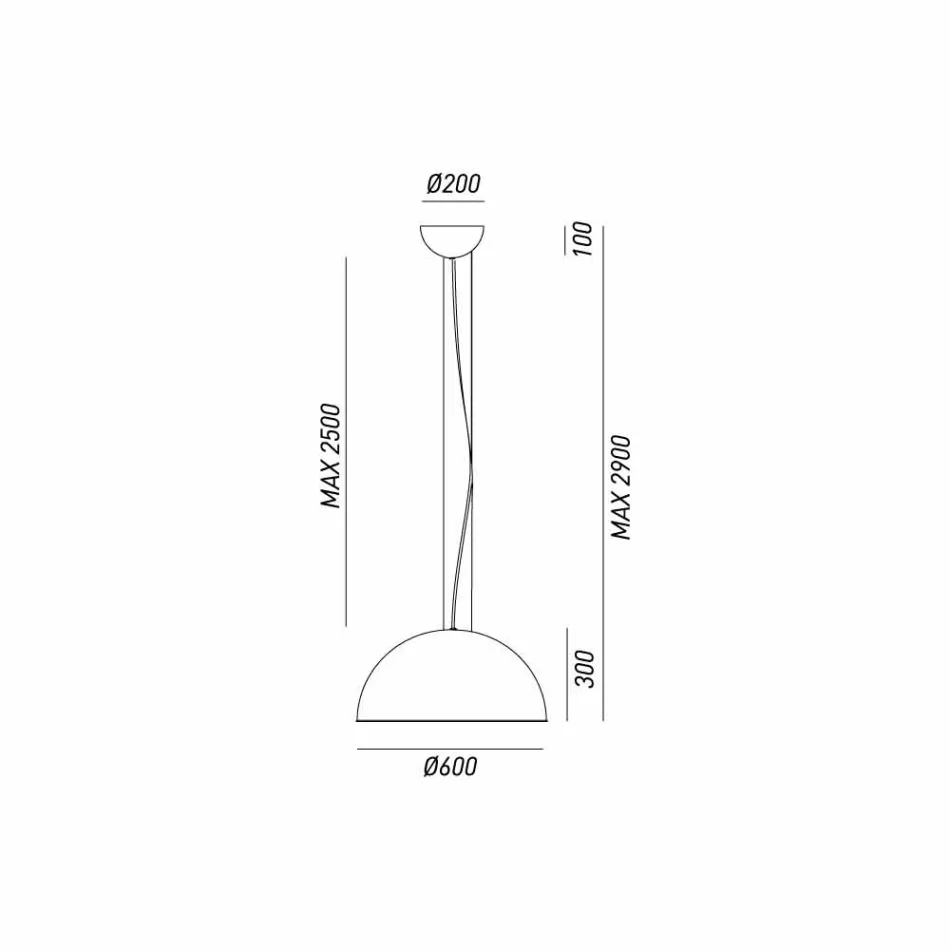 Lampada a sospensione design rustico Ø60 cm Galileo Il Fanale Viadurini