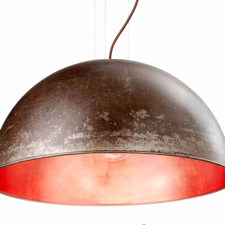 Lampada a sospensione design rustico Ø60 cm Galileo Il Fanale Viadurini