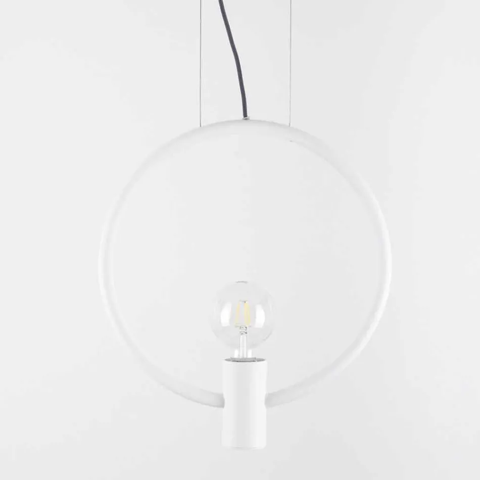 Lampada a Sospensione di Design in Acciaio Made in Italy - Delizia Viadurini