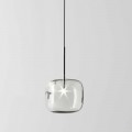 Lampada a Sospensione di Design in Metallo e Vetro Made in Italy - Donatina