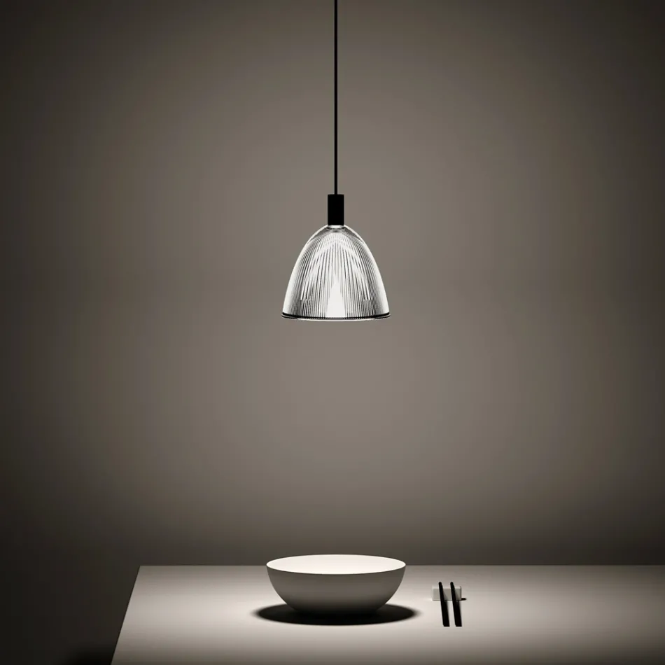 Lampada a Sospensione di Design in Vetro Veneziano Made in Italy - Zaffiro  Viadurini
