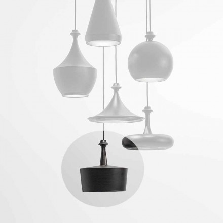 Lampada a Sospensione du Design in Ceramica – Lustrini L6 Aldo Bernardi Viadurini
