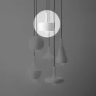 Lampada a Sospensione du Design in Ceramica – Lustrini L6 Aldo Bernardi Viadurini