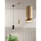 Lampada a Sospensione in Alluminio Verniciato a Polvere e Cavo Regolabile - Buxus Viadurini