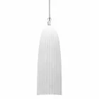 Lampada a Sospensione in Ceramica Bianca Lucida Design in 4 Forme - Oasi Viadurini