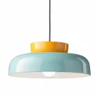 Lampada a Sospensione in Ceramica Bicolor Made in Italy - Corcovado Viadurini