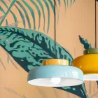 Lampada a Sospensione in Ceramica Bicolor Made in Italy - Corcovado Viadurini