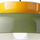 Lampada a Sospensione in Ceramica Bicolor Made in Italy - Corcovado Viadurini