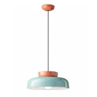 Lampada a Sospensione in Ceramica Bicolor Made in Italy - Corcovado Viadurini