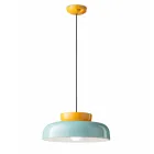 Lampada a Sospensione in Ceramica Bicolor Made in Italy - Corcovado Viadurini