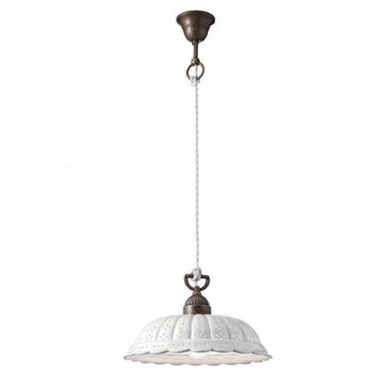 Lampada a sospensione in ceramica Ø32 Anita Il Fanale Viadurini