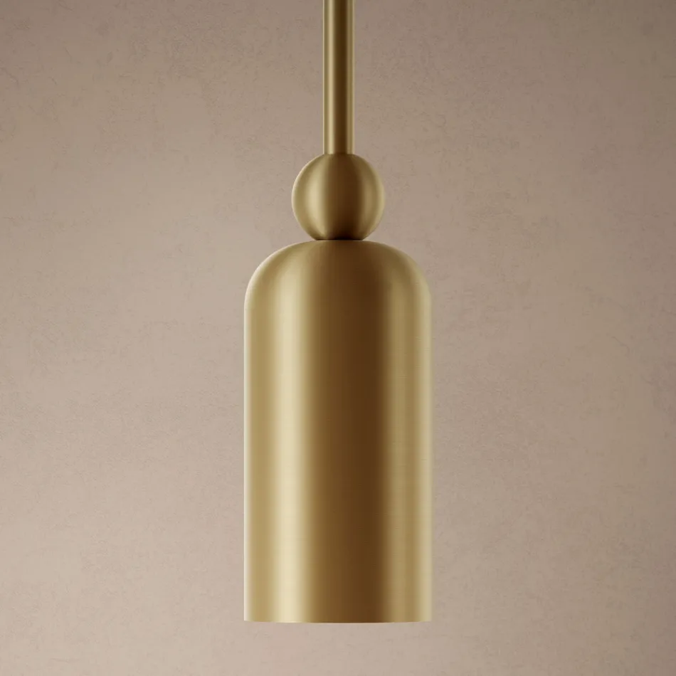 Lampada a Sospensione in Diverse Finiture Made in Italy - Signora Viadurini