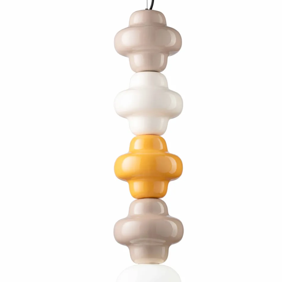 Lampada a Sospensione in Diversi Colori Made in Italy - Copacabana Viadurini
