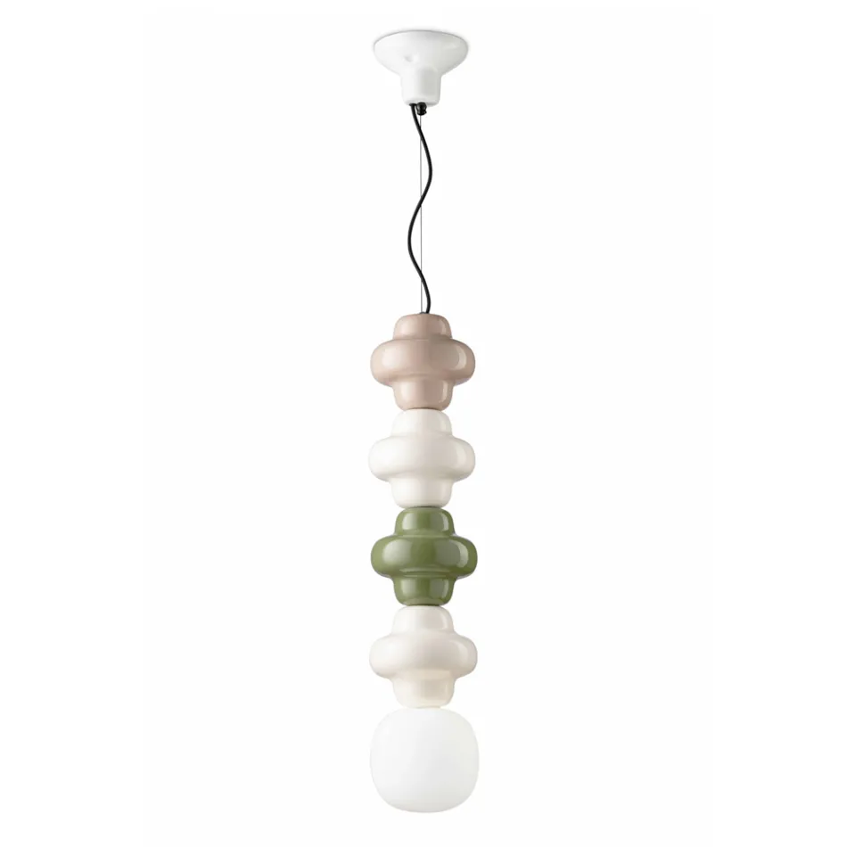 Lampada a Sospensione in Diversi Colori Made in Italy - Copacabana Viadurini