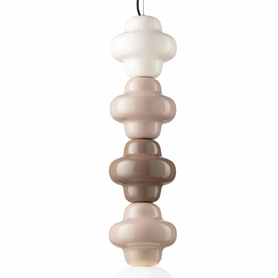 Lampada a Sospensione in Diversi Colori Made in Italy - Copacabana Viadurini