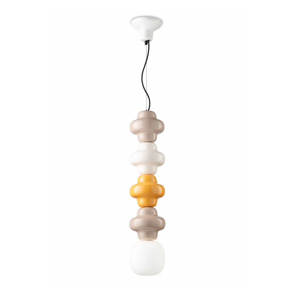 Lampada a Sospensione in Diversi Colori Made in Italy - Copacabana Viadurini