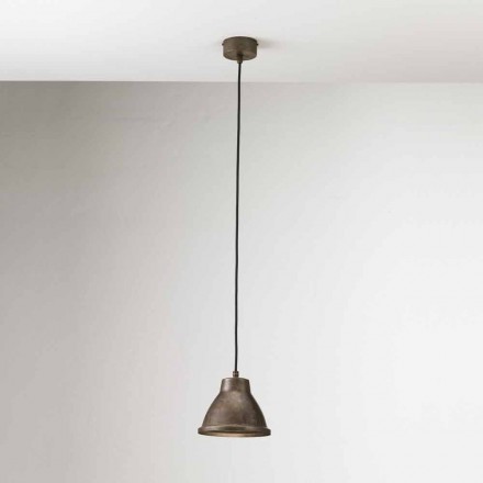 Lampada a sospensione industriale in ferro Loft Mini Il Fanale Viadurini